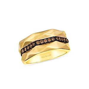 Bloomingdale's Men's Brown Diamond Band Ring in 14K Yellow Gold, 0.35 ct. t.w.- 4860896