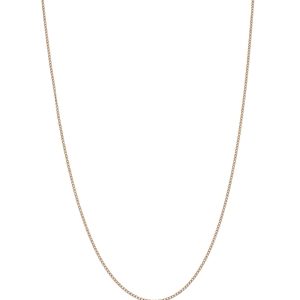 Bloomingdale's Flat Curb Link Chain Necklace in 14K Yellow Gold, 13- 4852675