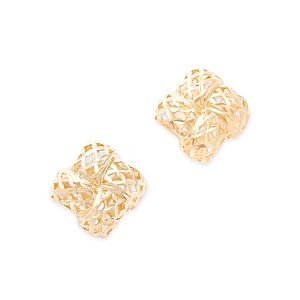 Bloomingdale's Filigree Knot Stud Earrings in 14K Yellow Gold- 4851306