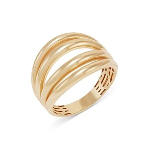 Bloomingdale's 14K Yellow Gold Multi Row Ring - 100% Exclusive- 4851311