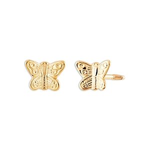 Bloomingdale's Children's Butterfly Stud Earrings in 14K Yellow Gold- 4852665