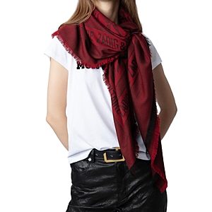 Zadig & Voltaire Glenn Rock Jacquard Scarf- 4746702
