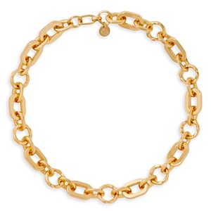 Maje Punk Mixed Link Collar Necklace in Gold Tone- 4795163