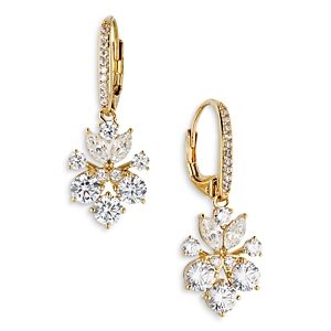 Nadri Chiara Drop Earrings in 18K Gold Plated- 4768797