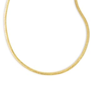Kendra Scott Kassie Two Tone Reversible Herringbone Chain Necklace, 18- 4764914