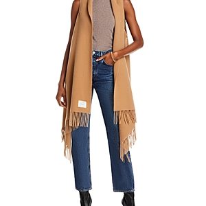 rag & bone Addison Fringed Wool Shaw- 4801958
