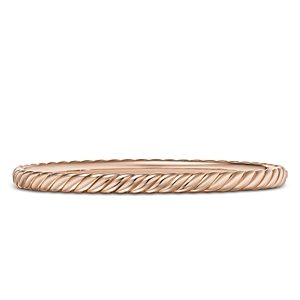 David Yurman Sculpted Cable Bangle Bracelet in 18K Rose Gold- 4726275