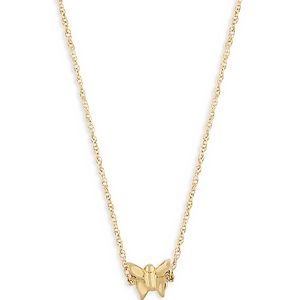 Bloomingdale's Children's Butterfly Pendant Necklace in 14K Yellow Gold- 4697244