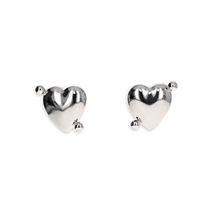 Justine Clenquet Sasha Ball & Heart Stud Earrings- 4797695