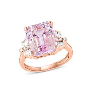 Bloomingdale's Kunzite & Diamond Ring in 14K Rose Gold - 100% Exclusive- 4847099