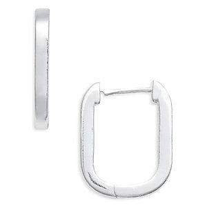 Aqua Polished Square Drop Earrings- 4791748