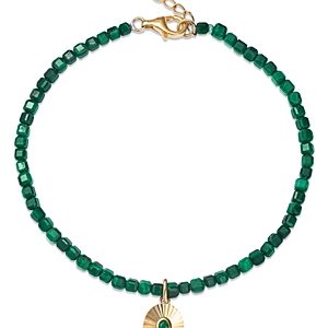 Bloomingdale's Emerald Stackable Bead Sunbeam Charm Bracelet- 4879470