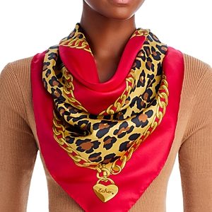 Echo Leopard Charm Square Silk Scarf - 100% Exclusive- 4823320