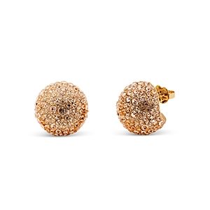 kate spade new york Fit For A Queen Pave Dome Stud Earrings in Gold Tone- 4768396