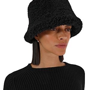 Apparis Amara Faux Shearling Bucket Hat- 4801833
