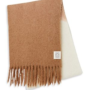 Sandro Two-Tone Dip Alpaca Fringed Scarf- 4813410