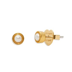 kate spade new york Set in Stone Imitation Pearl Bezel Stud Earrings- 4871628