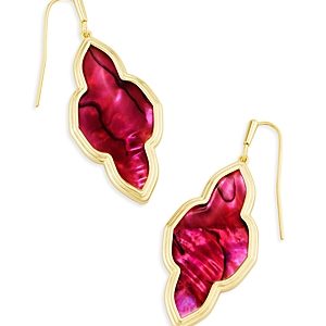 Kendra Scott Abbie Framed Drop Earrings in 14K Gold Plated- 4783117