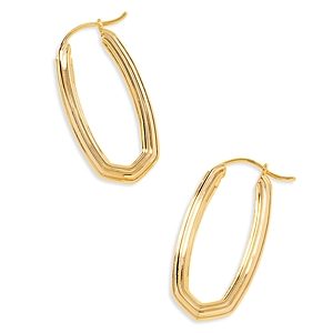 Kendra Scott Heather Hoop Earrings in 14K Gold Plated- 4783120