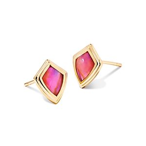 Kendra Scott Monica Stud Earrings in 14K Gold Plated- 4783123