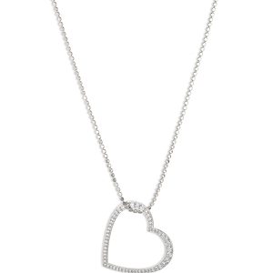 Nadri Pave Heart Pendant Necklace, 18-20- 4768871