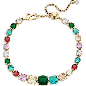Nadri Sweettarts Mixed Stone Adjustable Flex Bracelet in 18K Gold Plated - 100% Exclusive- 4768335