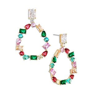 Nadri Sweettarts Mixed Stone Open Drop Earrings in 18K Gold Plated - 100% Exclusive- 4768338