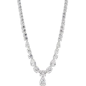 Nadri Rockstars Mixed Cubic Zirconia Adjustable Lariat Necklace, 15-17- 4768847