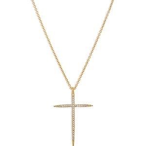 Nadri Pave Cross Pendant Necklace, 18-20- 4768869
