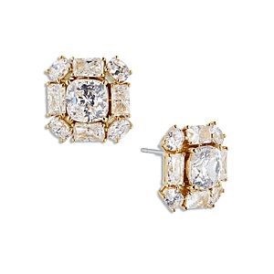 Nadri Rockstars Mixed Cubic Zirconia Halo Stud Earrings- 4768852