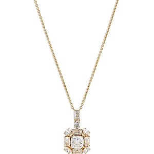 Nadri Rockstars Mixed Cubic Zirconia Halo Pendant Necklace, 16-18- 4768841