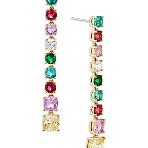 Nadri Sweettarts Mixed Stone Linear Drop Earrings in 18K Gold Plated - 100% Exclusive- 4768341