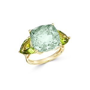 Bloomingdale's Prasiolite & Peridot Ring in 14K Yellow Gold- 4783030