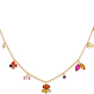 Aqua Candy Multicolor Necklace in 14K Gold Plated, 15 - 100% Exclusive- 4872236