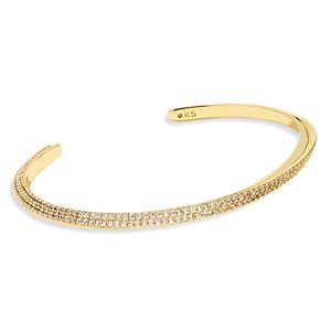 Kendra Scott Ella Pave Cuff Bracelet in 14K Gold Plated- 4888095