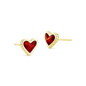 Kendra Scott Drusy Ari Heart Stud Earrings- 4888106