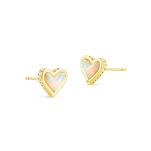 Kendra Scott Drusy Ari Heart Stud Earrings- 4888106