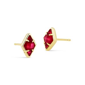 Kendra Scott Kinsley Mother of Pearl Geometric Stud Earrings- 4888105