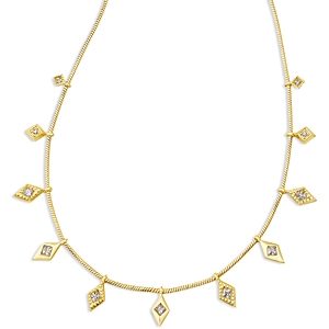 Kendra Scott Kinsley Crystal Dangle Collar Necklace, 18-21- 4888108
