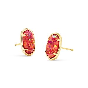 Kendra Scott Grayson Stone Stud Earrings in 14K Gold Plated- 4730208