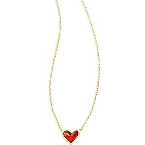 Kendra Scott Drusy Ari Heart Pendant Necklace, 19- 4888114