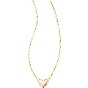 Kendra Scott Drusy Ari Heart Pendant Necklace, 19- 4888114