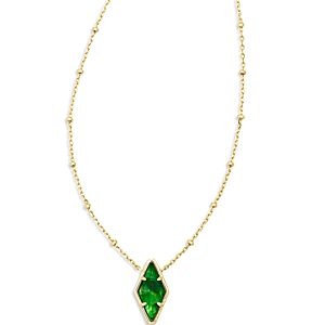 Kendra Scott Kinsley Mother of Pearl Geometric Pendant Necklace, 19- 4888112