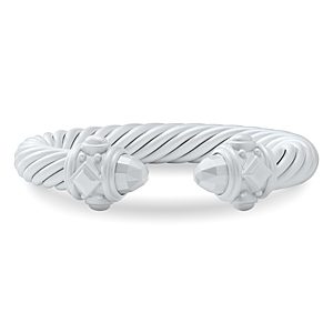 David Yurman Metallic White Aluminum Cable Collection Renaissance Cuff Bracelet - 100% Exclusive- 4726053