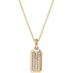 Bloomingdale's Beveled Diamond Pendant Necklace in 14K Yellow Gold, 0.39 ct. t.w.- 4871849