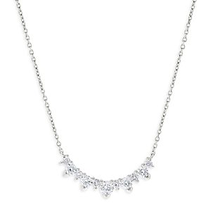 Bloomingdale's Curved Diamond Bar Necklace in 14K White Gold, 0.70 ct. t.w.- 4871846