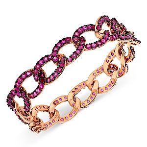 Bloomingdale's Ruby Link Bracelet in 14K Rose Gold- 4871978