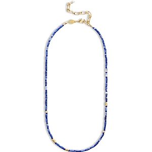 Anni Lu Azzurrro Beaded Necklace in 18K Gold Plated, 14.5- 4926172