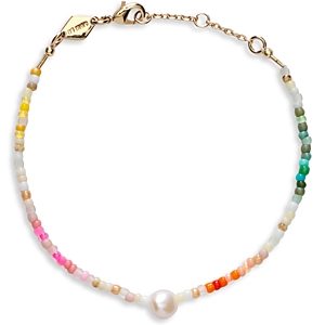 Anni Lu Rainbow Nomad Beaded Bracelet in 18K Gold Plated- 4926186