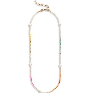 Anni Lu Rainbow Nomad Beaded Cultured Freshwater Pearl Station Necklace, 16.5- 4926189